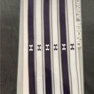 Under Armour UA 6-Pack Athletic Non-Slip Headbands.